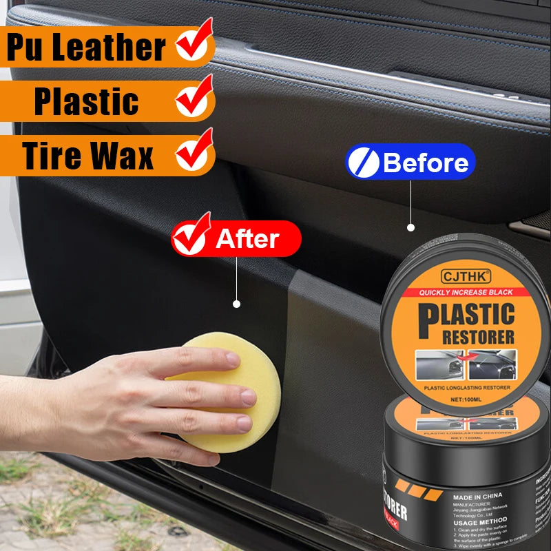 Car Plastic Restorer — Back to Black Ceramic Gloss Coating & Leather Reviver