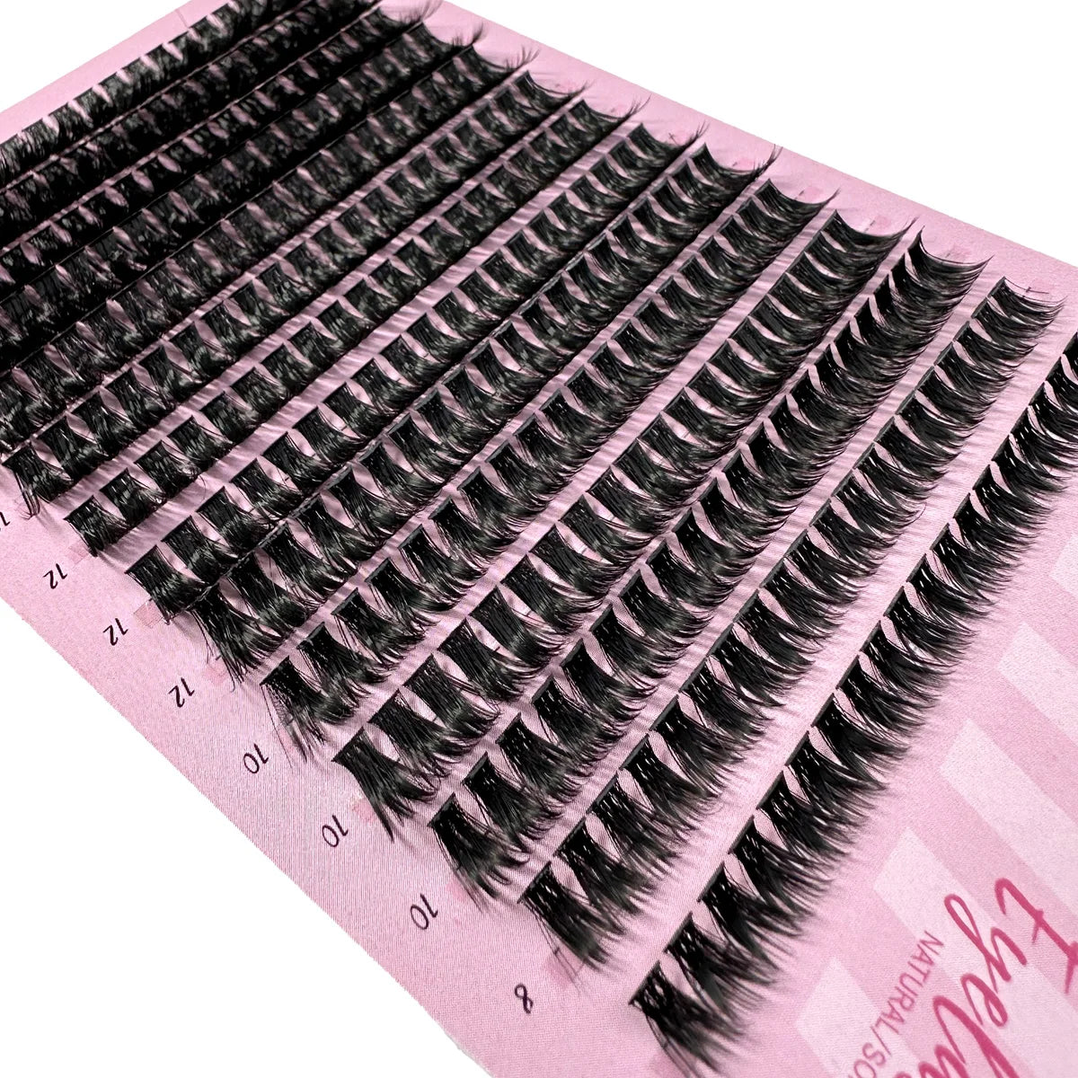 Cluster Eyelash Extension Bundles — 280pcs 80D/100D Natural Style DIY Individual Lashes