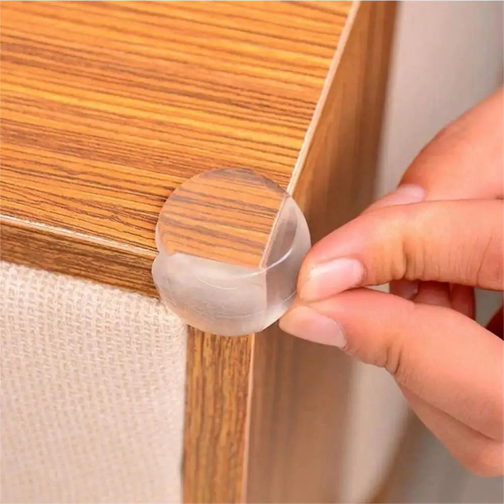Baby Safety Table Corner Edge Guards — 12-Pack PVC Protectors for Child-Proofing Furniture
