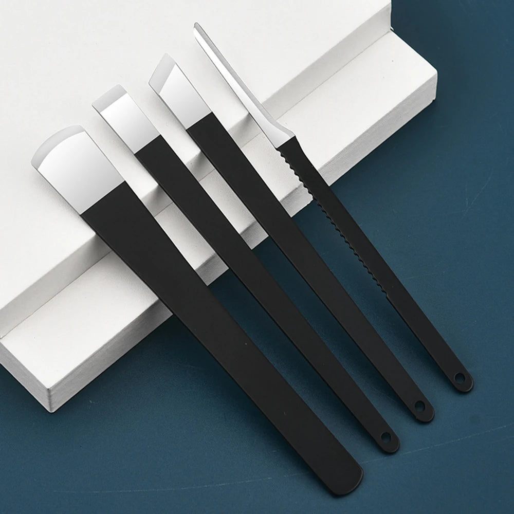 Juego de cuchillos de pedicura de acero inoxidable — Kit de herramientas para el cuidado de los pies de 4/5/6/9 piezas