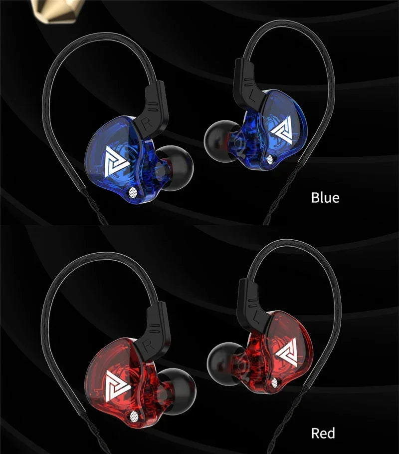 Auriculares internos con cable y micrófono — Sonido de alta fidelidad y bajos profundos, conector universal de 3,5 mm