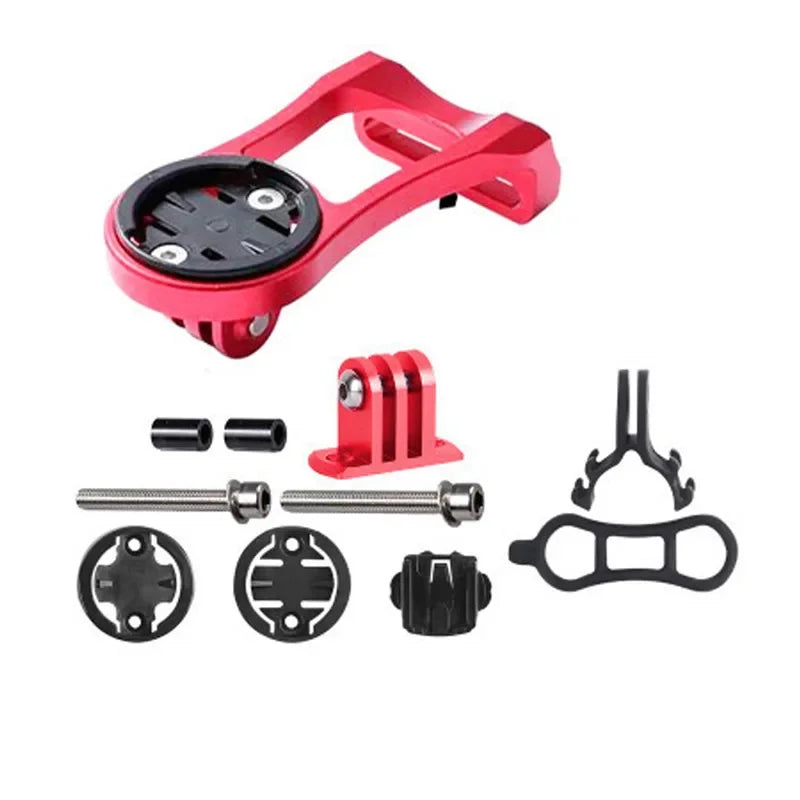 Bike Handlebar Camera & GPS Mount — Metal Cycling Bracket for Garmin, Bryton & CATEYE