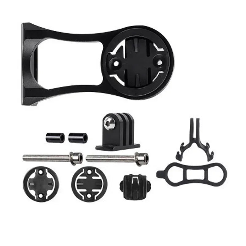 Bike Handlebar Camera & GPS Mount — Metal Cycling Bracket for Garmin, Bryton & CATEYE