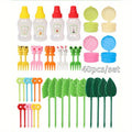 Mini Condiment Squeeze Bottles 25ml — Portable Sauce Dispensers for Lunchboxes (4 or 8pcs)