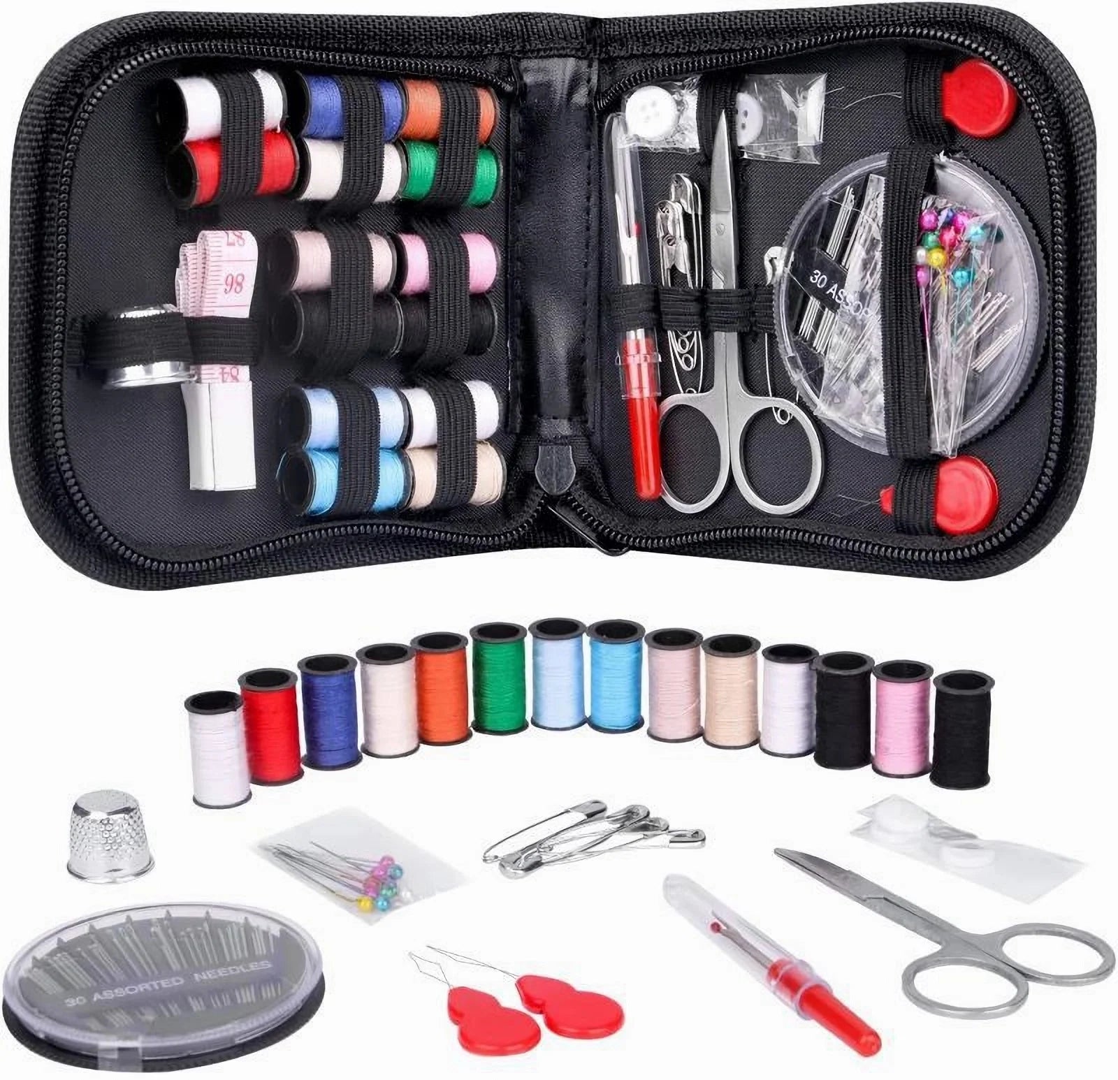 DIY Sewing Kit Box Set — Multi-Function Hand Quilting, Stitching & Embroidery Accessories