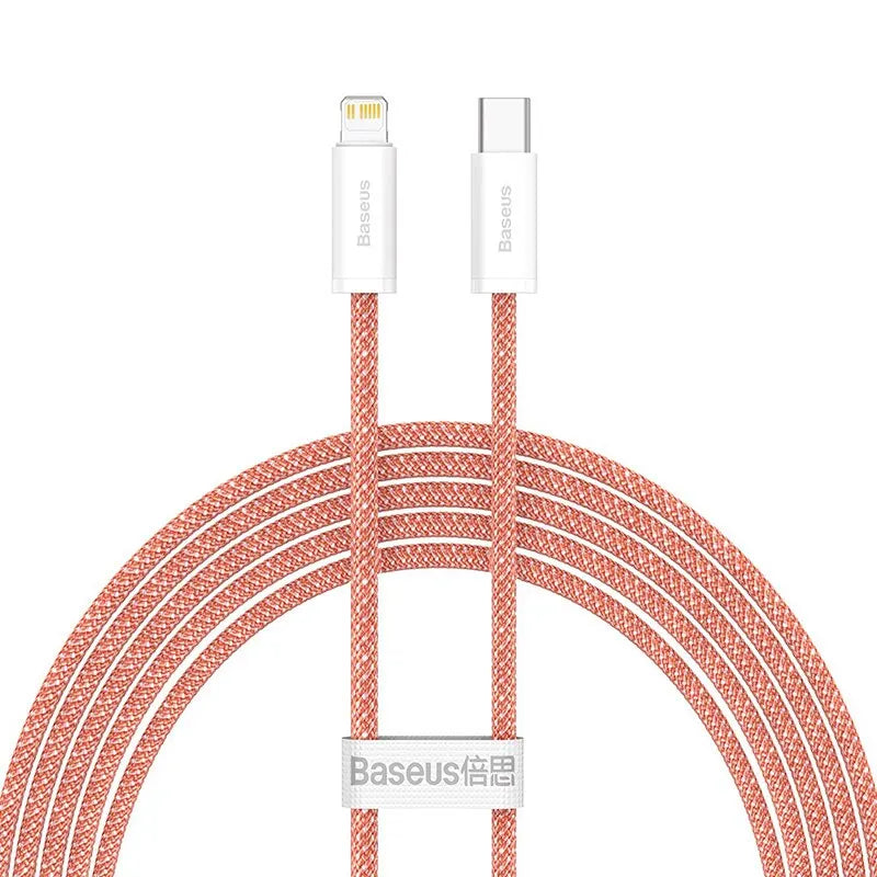 20W Fast Charging Braided USB-C to Lightning Cable — For iPhone, iPad & MacBook