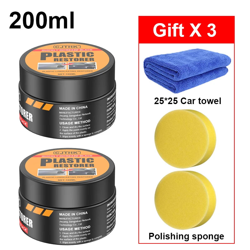 Car Plastic Restorer — Back to Black Ceramic Gloss Coating & Leather Reviver
