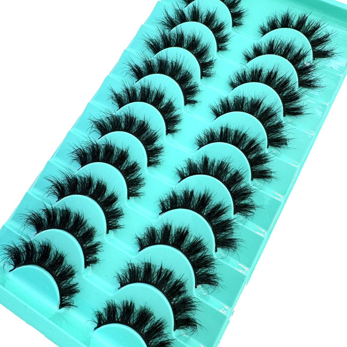 Faux Mink False Lashes — 10 Pairs Natural & Wispy Handcrafted Eyelashes