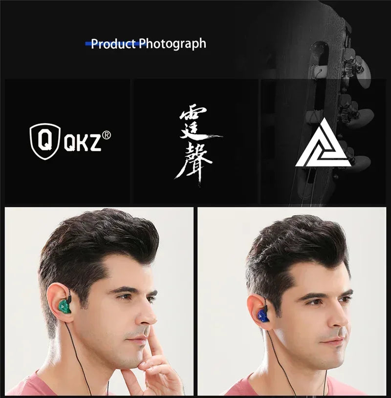 Auriculares internos con cable y micrófono — Sonido de alta fidelidad y bajos profundos, conector universal de 3,5 mm