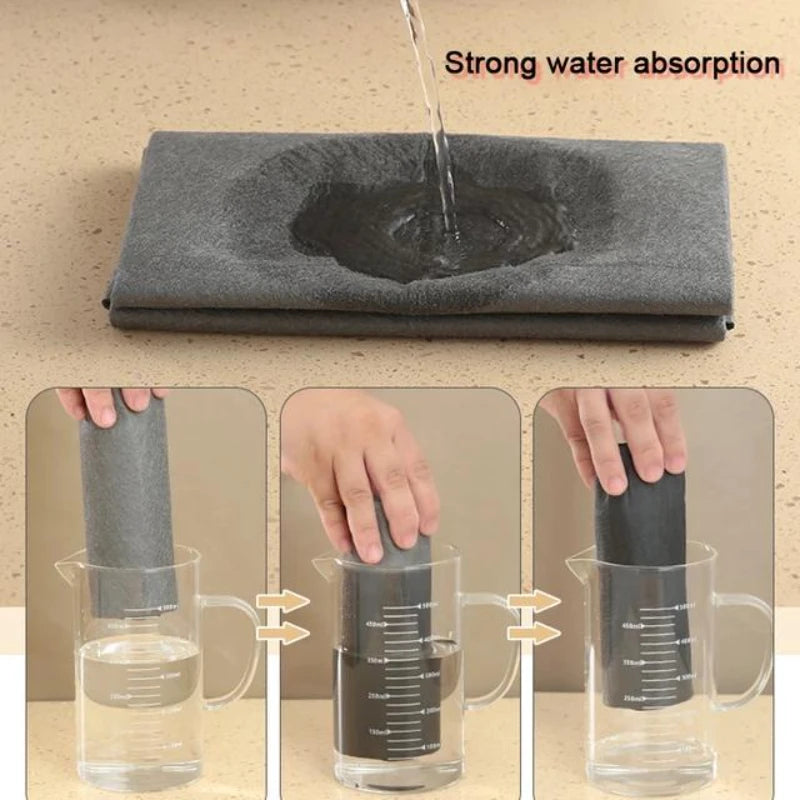 Magic Streak-Free Glass Cleaning Cloth — Reusable Nylon Cloth for Windows, Mirrors & More (1 or 5 Pack)