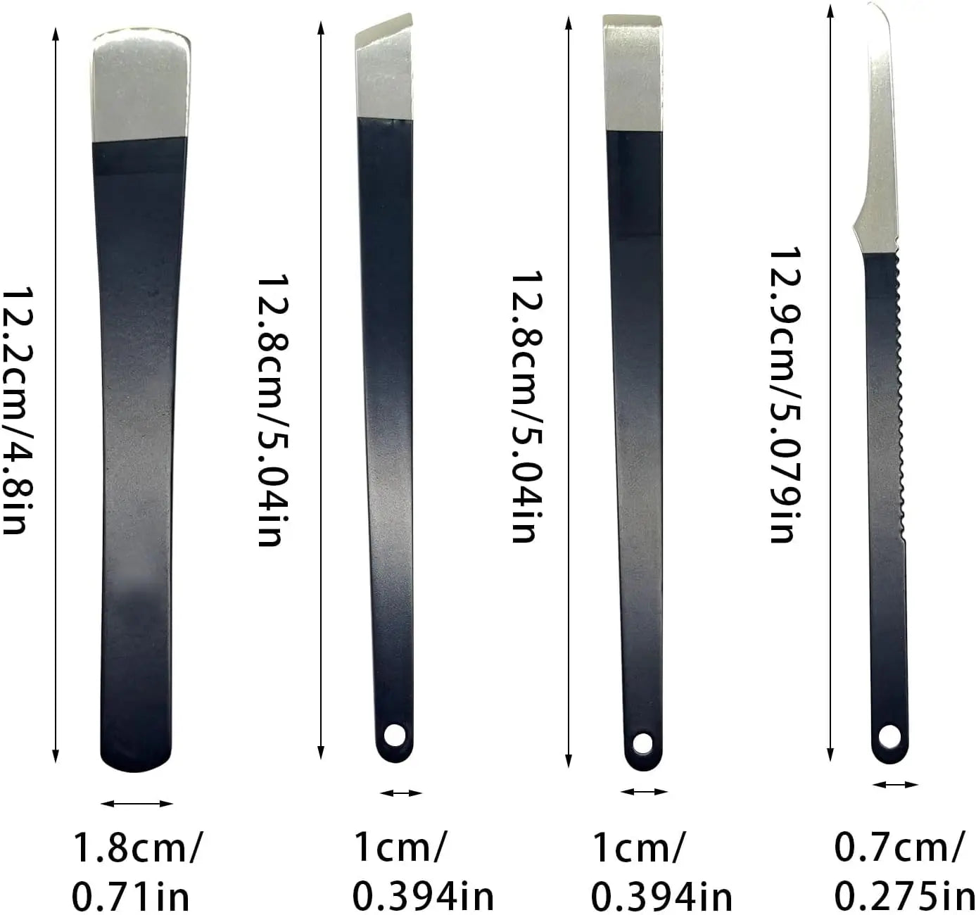 Juego de cuchillos de pedicura de acero inoxidable — Kit de herramientas para el cuidado de los pies de 4/5/6/9 piezas