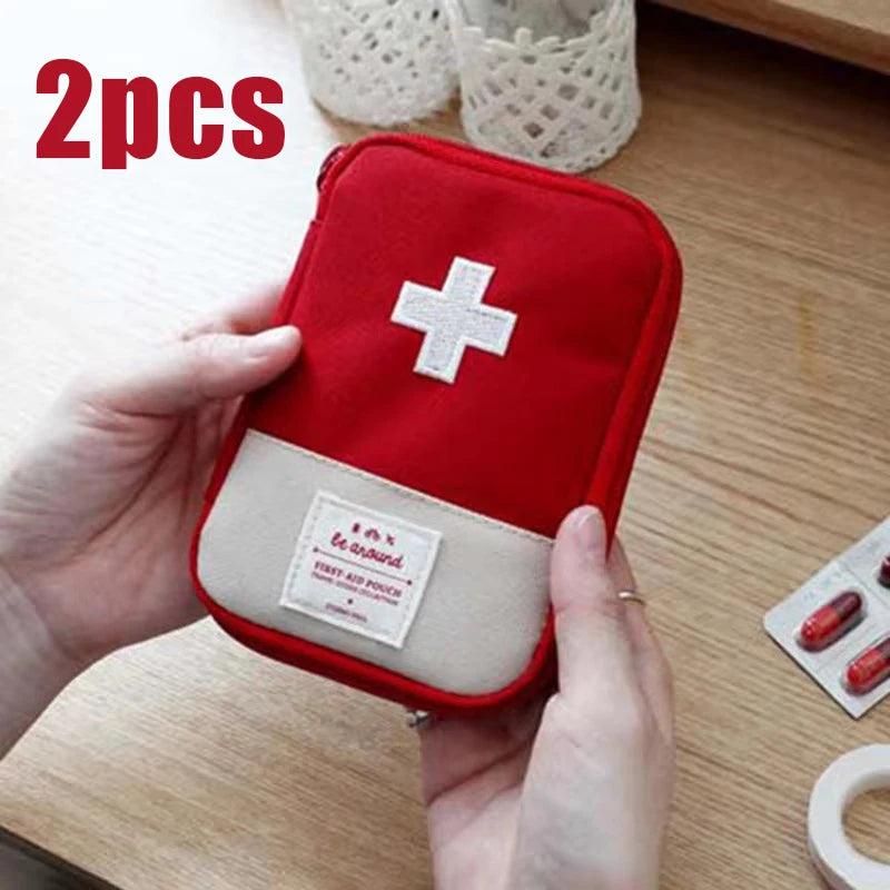 Mini Portable Travel First Aid Medicine Bag — Compact Oxford Storage Organizer for Camping & Outdoor