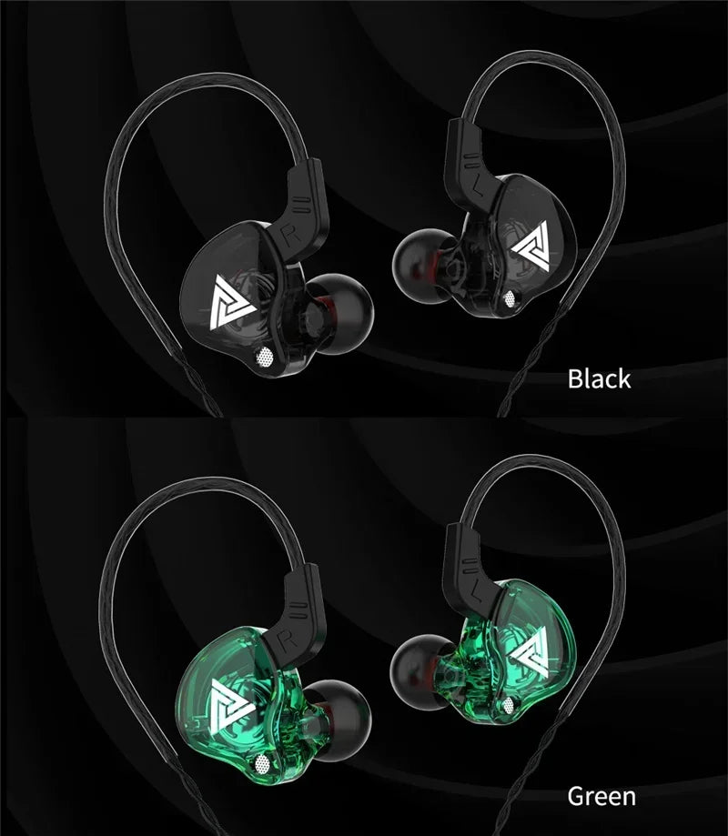 Auriculares internos con cable y micrófono — Sonido de alta fidelidad y bajos profundos, conector universal de 3,5 mm