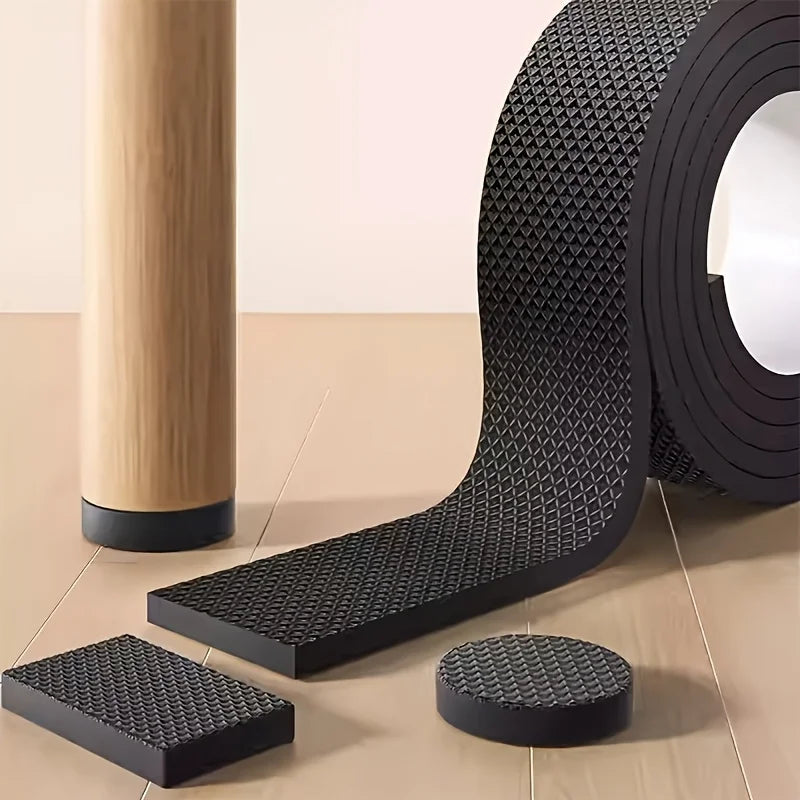 Self-Adhesive Non-Slip Furniture Pads Roll — Scratch-Resistant & Noise-Reducing