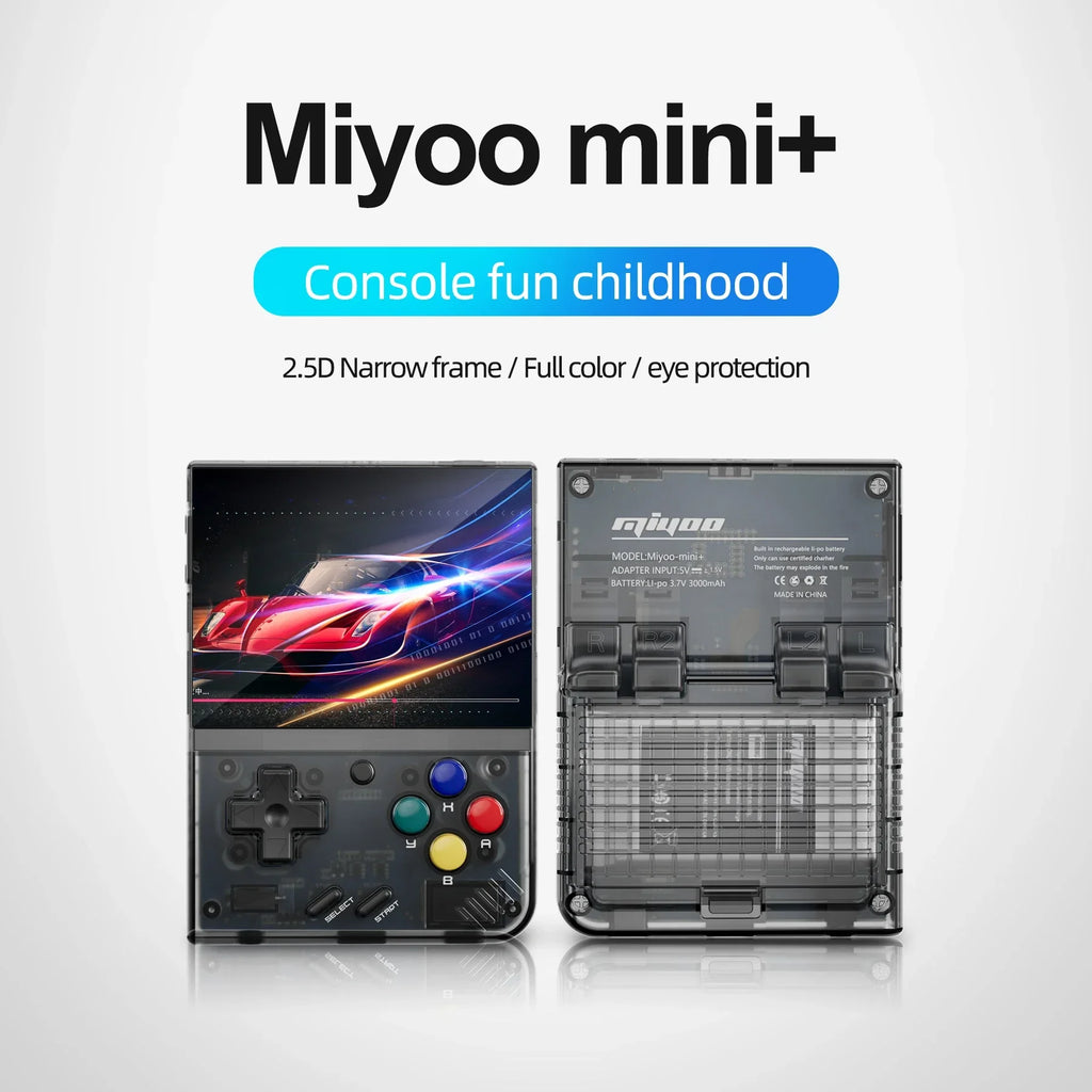 MIYOO Mini Plus Retro Handheld Game Console — 3.5" IPS, 25,000+ Games, Wi-Fi